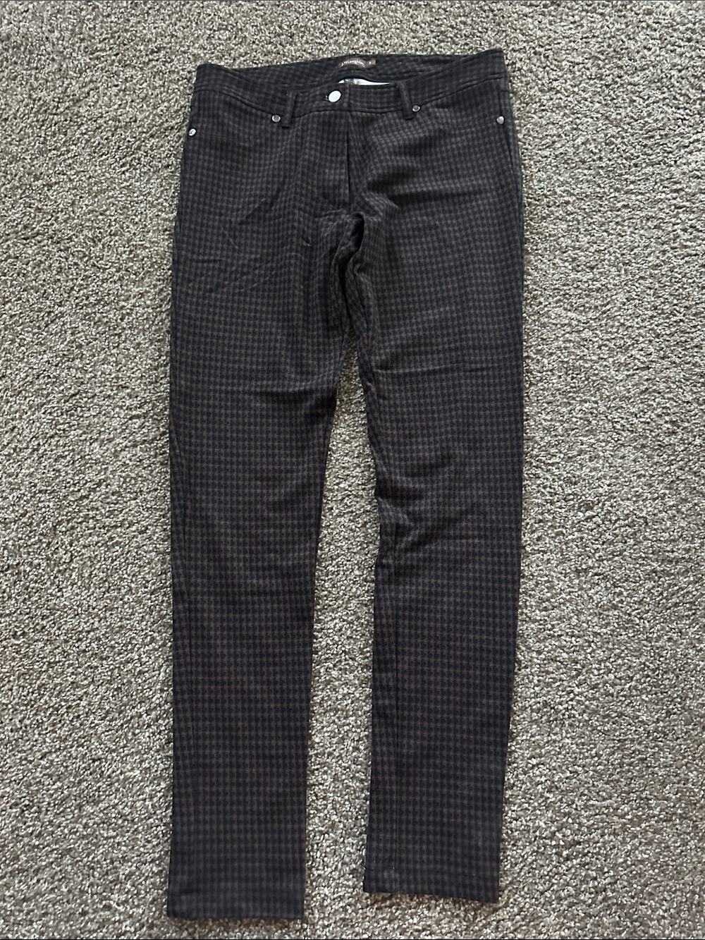 Women’s Houndstooth Pants - Black